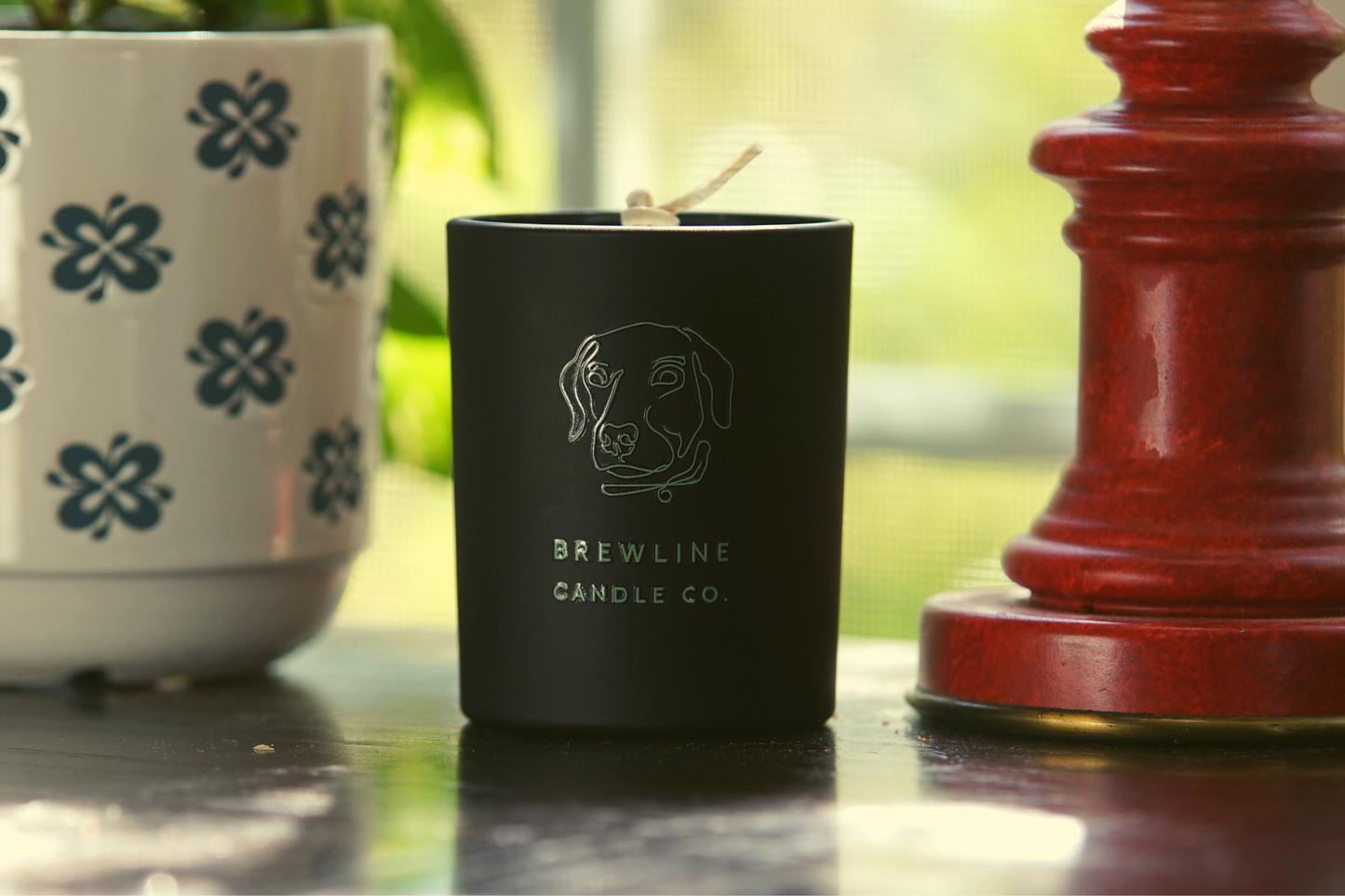Brewline Black Ceramic Jar 8oz